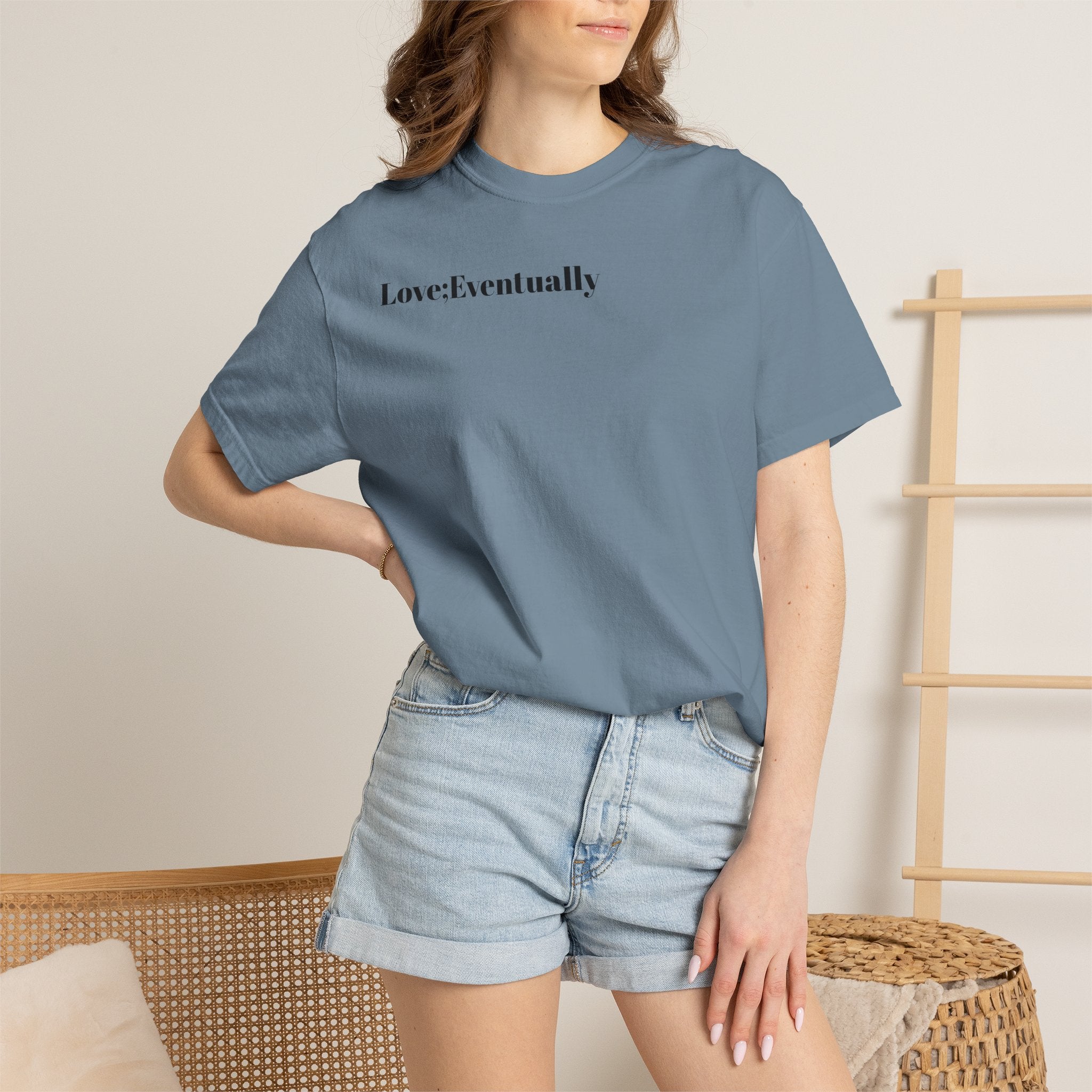 Love Eventually T-Shirt — Minimalist Graphic Tee