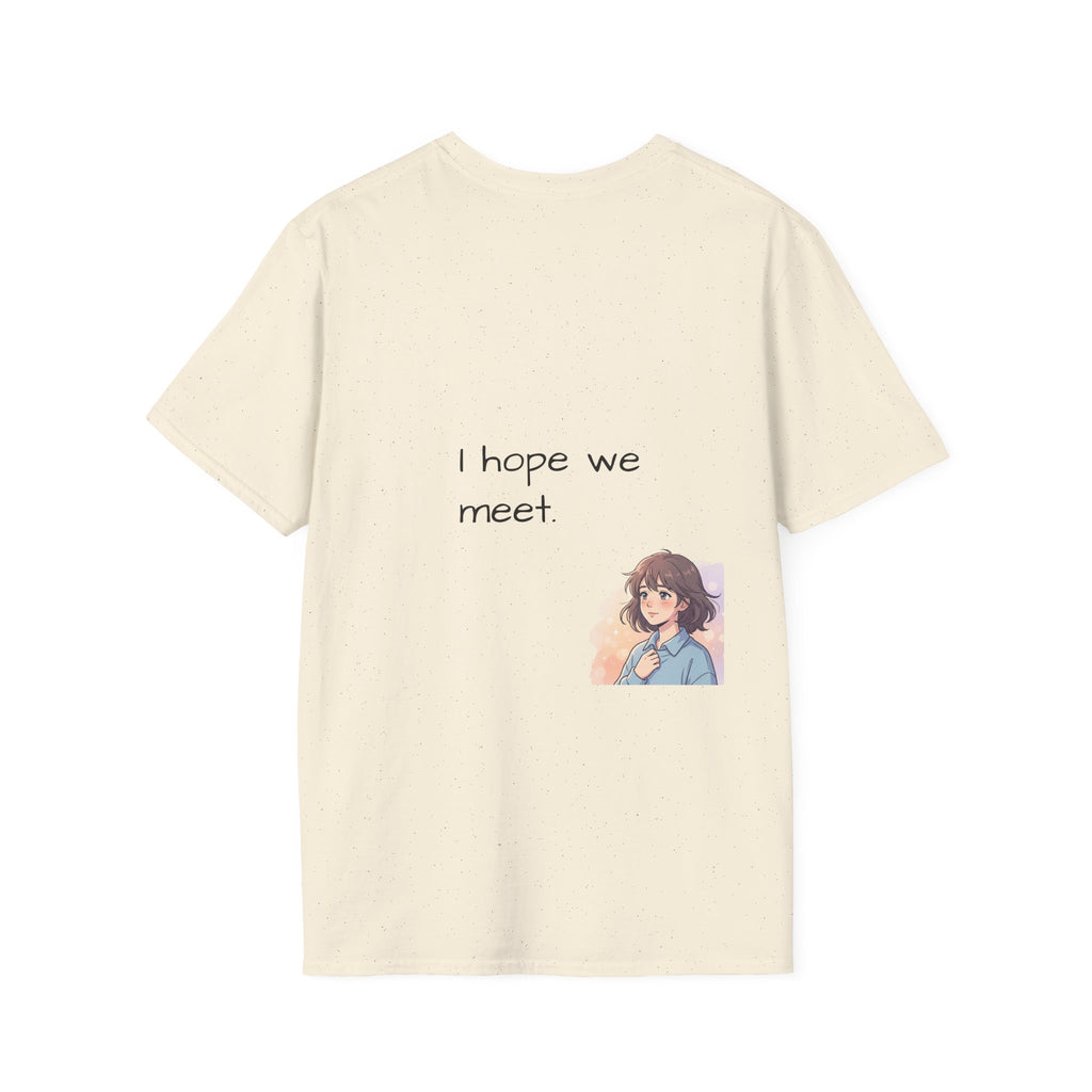 "I Wonder What Your World Is Like" T-Shirt - Loved;Eventually - Minimal Graphic Tee